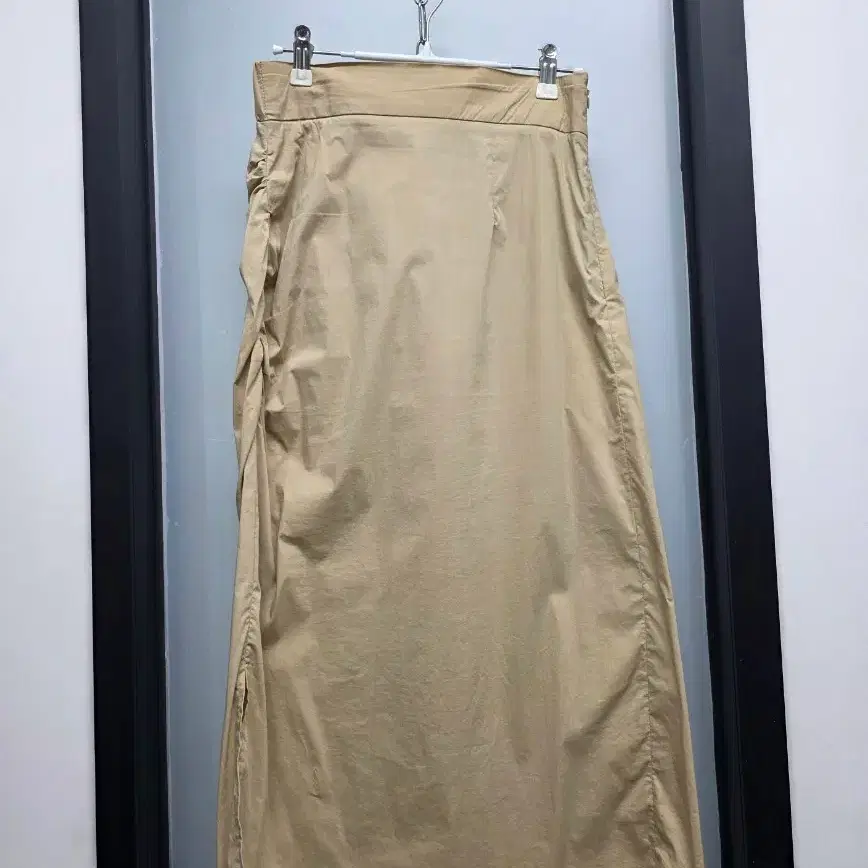 유메르 UMER 드레이핑 롱스커트 L