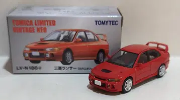 토미텍 TOMICA LIMITED VINTAGE NEO 미쓰비시 랜서 GSR 에볼루션 IV (96년식) (빨간색) LV-N186d