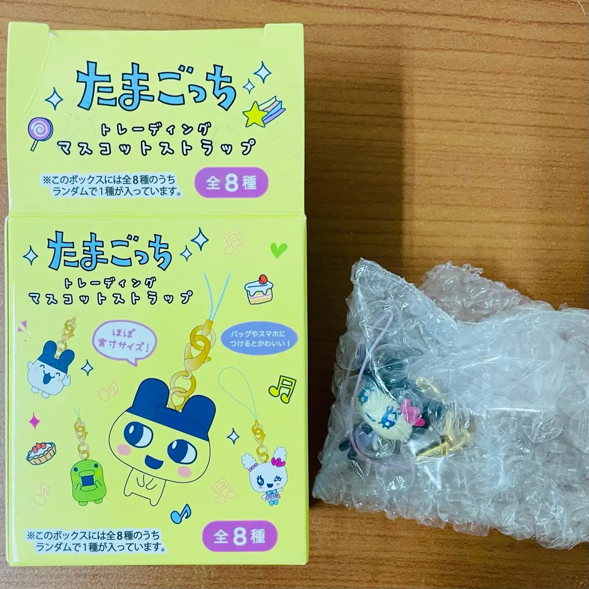 다마고치 트레이딩 마스코트 스트랩 랜덤 키링 가챠 멜로디치 미개봉