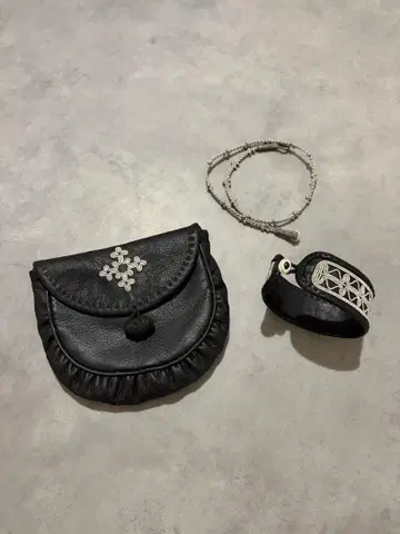 북유럽 잡화 사미족 루돌프 가죽 파우치