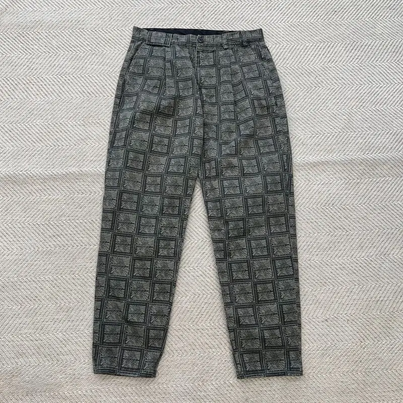 디스이즈네버댓 패턴 핀턱팬츠 r4257