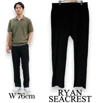[ US 구제 의류 ] RYAN SEACREST 슬랙스 W76cm 블랙 봄/여름