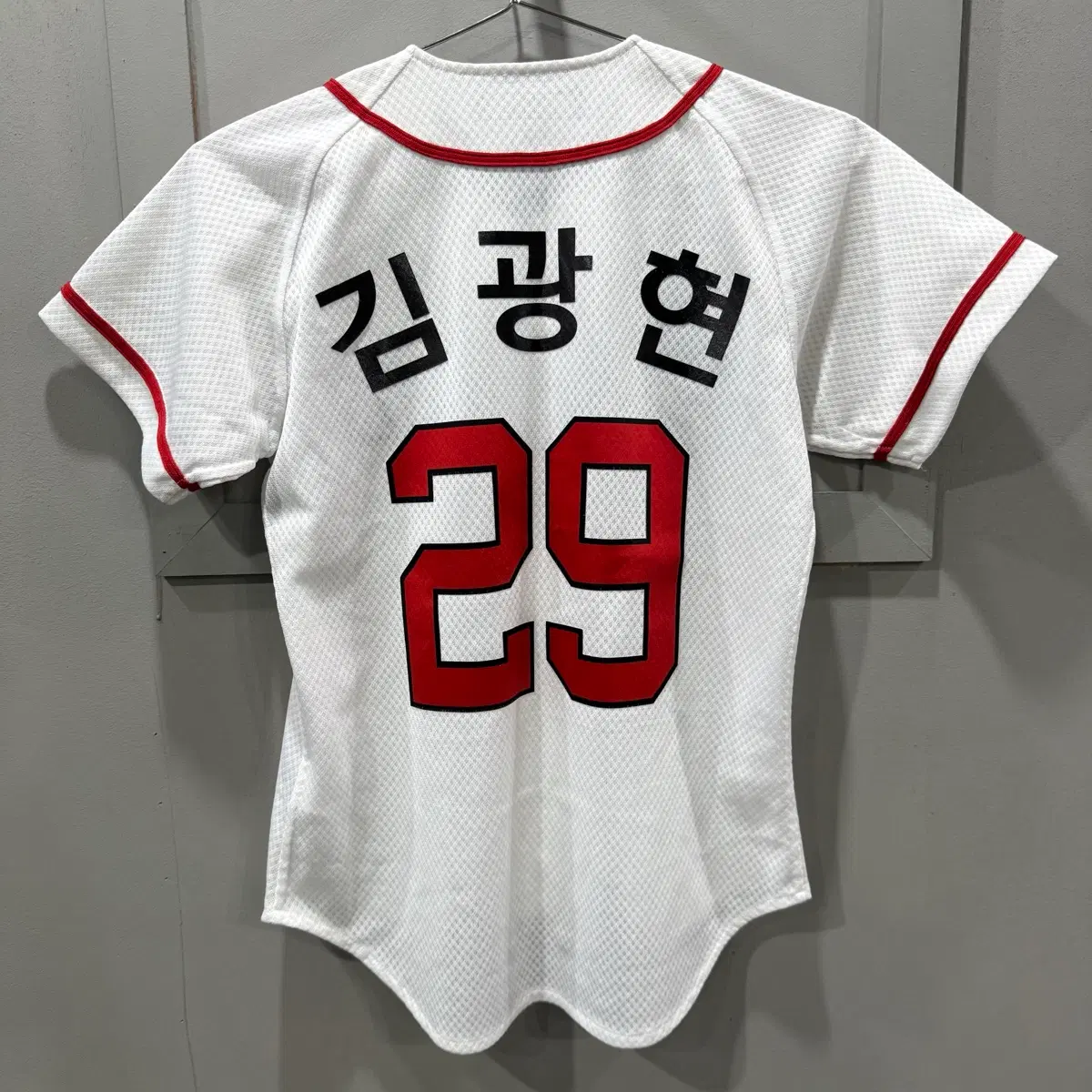 75 SK 와이번즈 야구팀 29 김광현 마킹 유니폼 져지 반팔 티셔츠