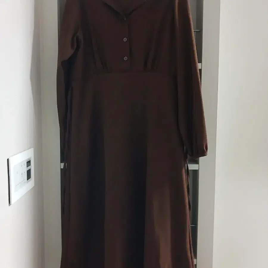 아뜨랑스 브라운 롱 원피스