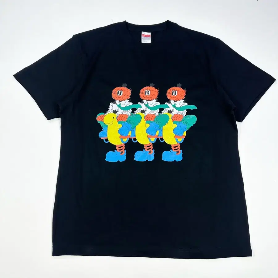 (L) VTG 빈티지 프린팅 반팔티 블랙