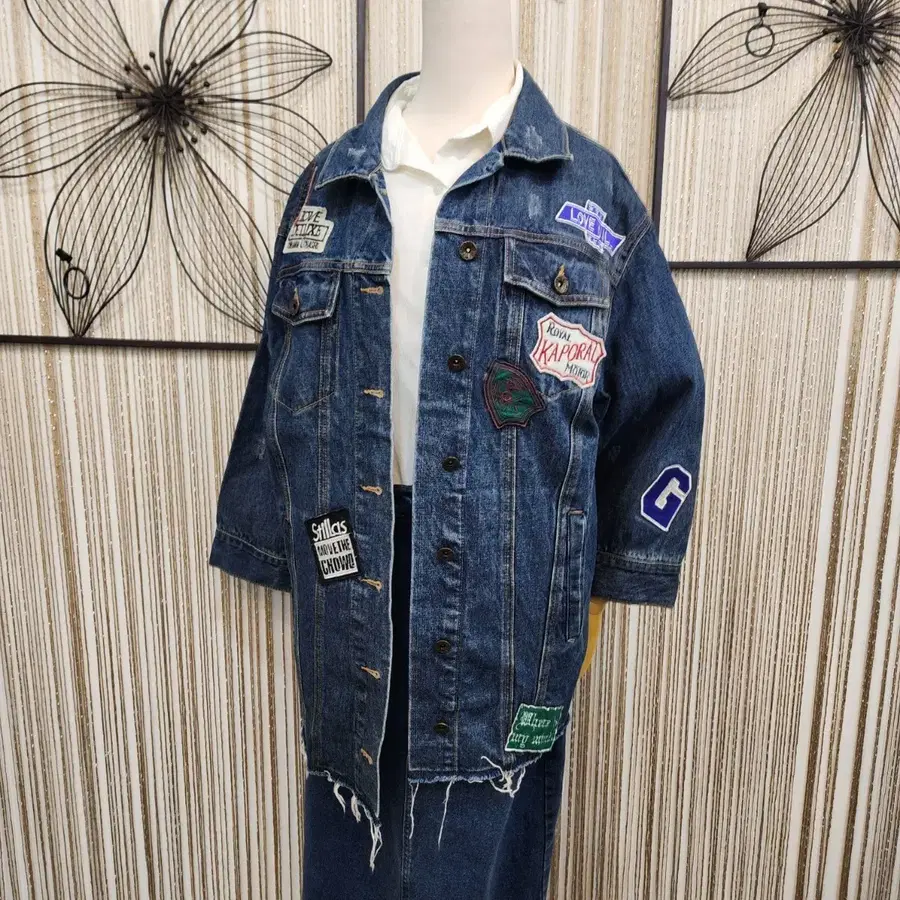 LeShop Jeans 르샵 패치 데님 자켓