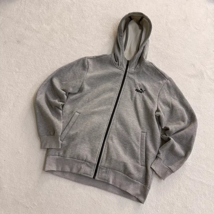 XL 푸마 스몰로고 후드집업 0619T1