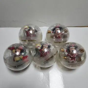디즈니 크리스마스 컬렉션 캡슐 토이 5개 세트