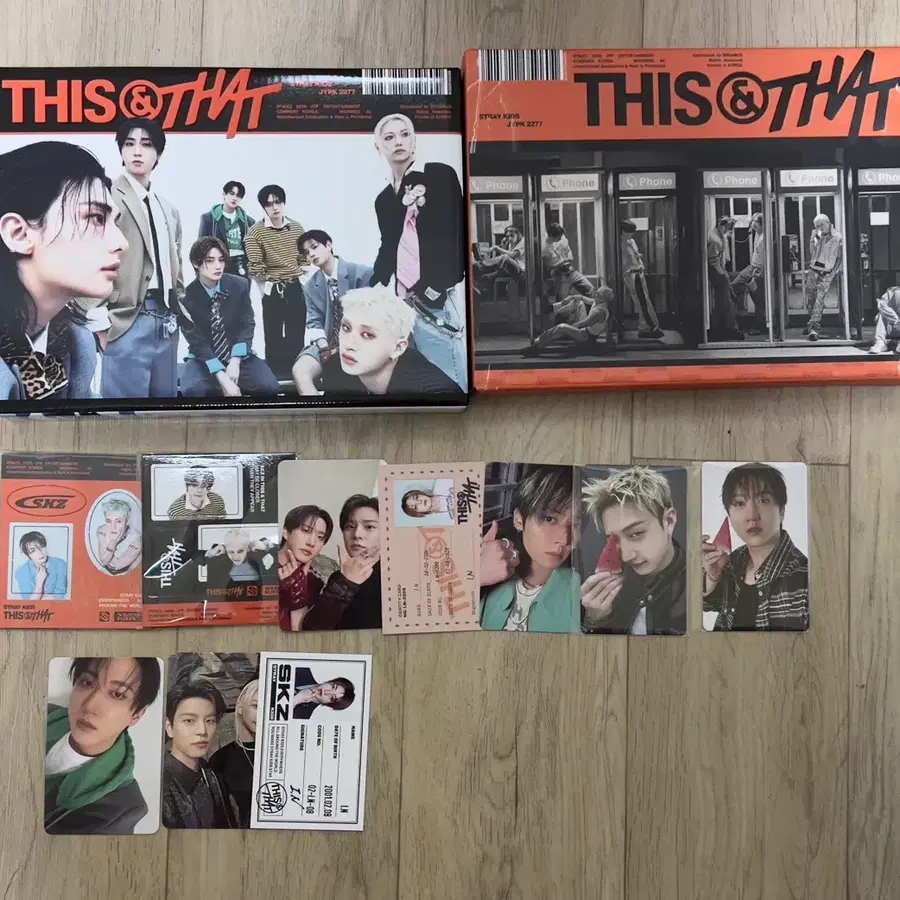 [풀구성 일괄]Stray Kids 스트레이 키즈 스트 레이키즈 스키즈 디스앤댓 앤댓 미니앨범 [ THIS & THAT] 일반반 포토북
