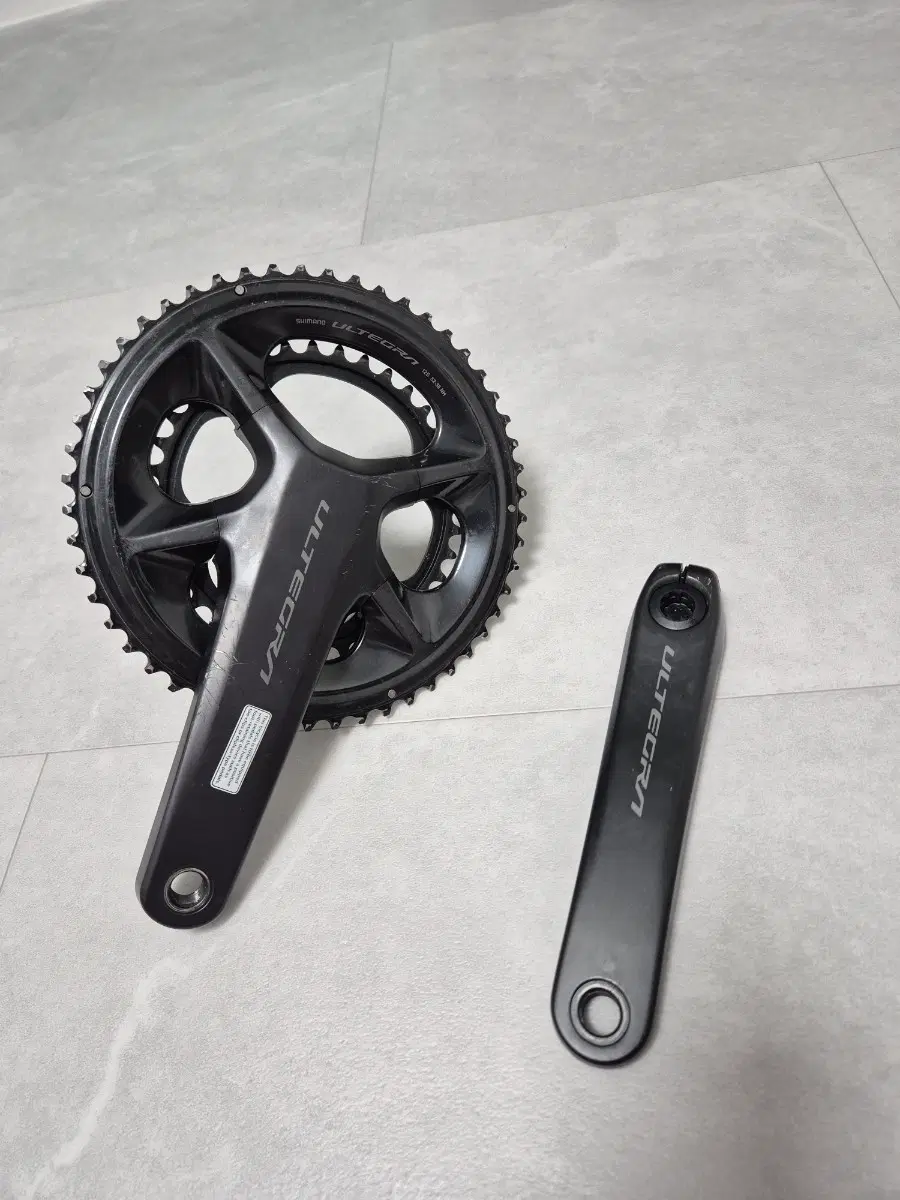 시마노 울테그라 로드 자전거 크랭크셋 (FC-R8100) 52T 36T , 172.5mm , 12단