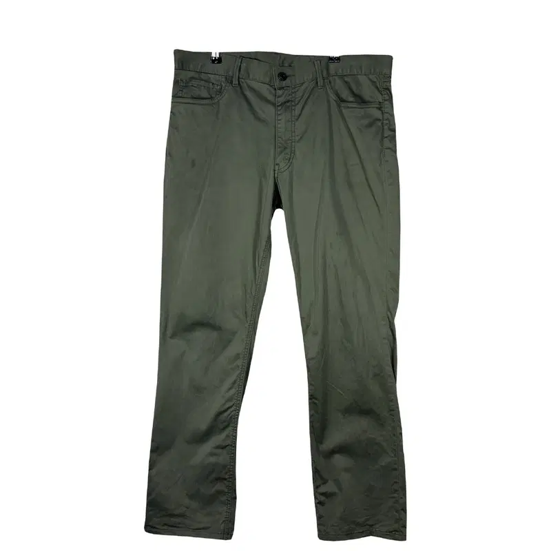UNIQLO 유니클로 카키 바지 [34inch(86cm)] 코튼 혼방