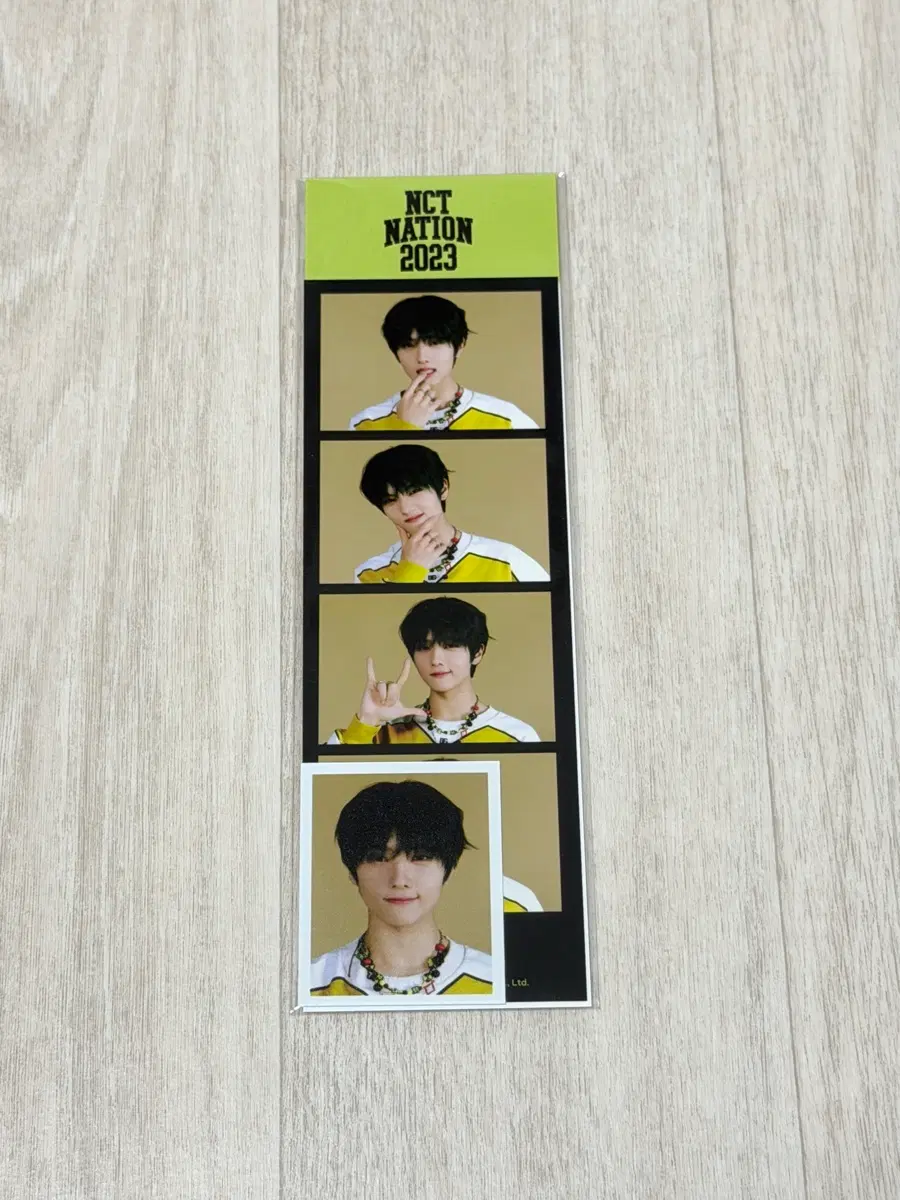 미개봉) 엔시티 네이션 2023 지성 네컷 포토 nct nation