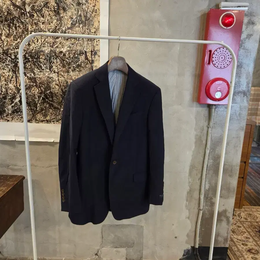 브룩스브라더스 네이비 블레이저 남성100