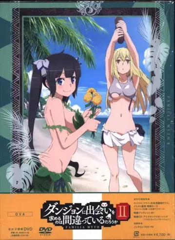 애니메이션 DVD 초회)OVA 던전에서 만남을 추구하면 안 되는 걸까 II