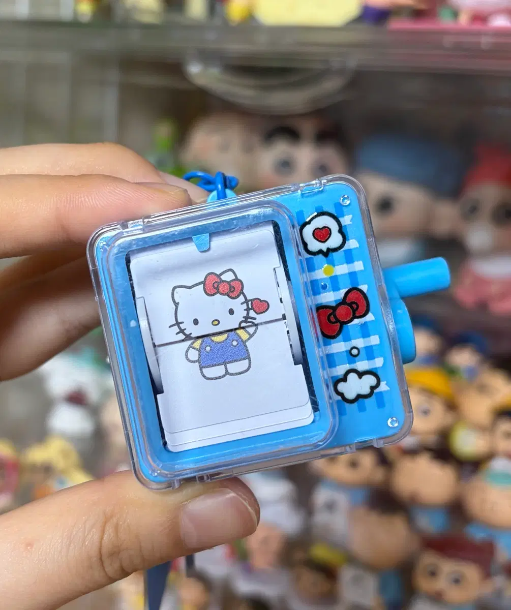 산리오 헬로키티 스크린롤러 키링