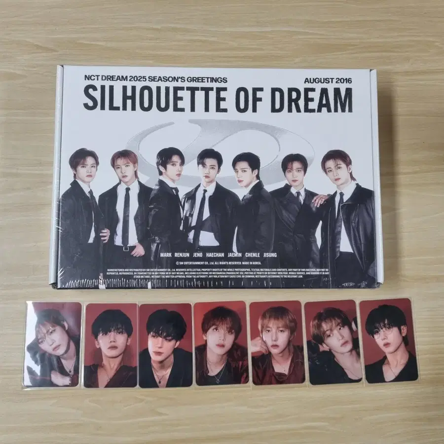 NCT DREAM 2025 시즌 그리팅 미개봉 특전포카 포함