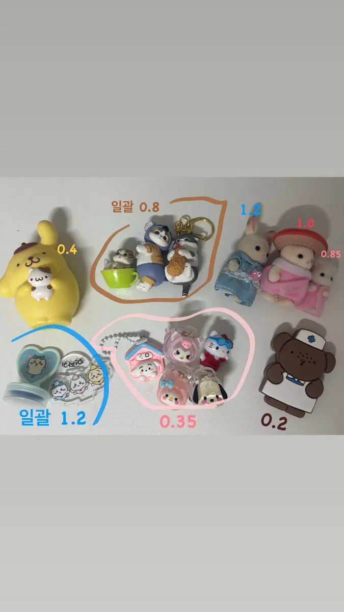 폼폼푸린/고양이/실바니안/보리스/치이카와/캐릭터 집게
