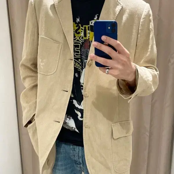 폴로 랄프로렌 3버튼 린넨 블레이저 자켓 R2706