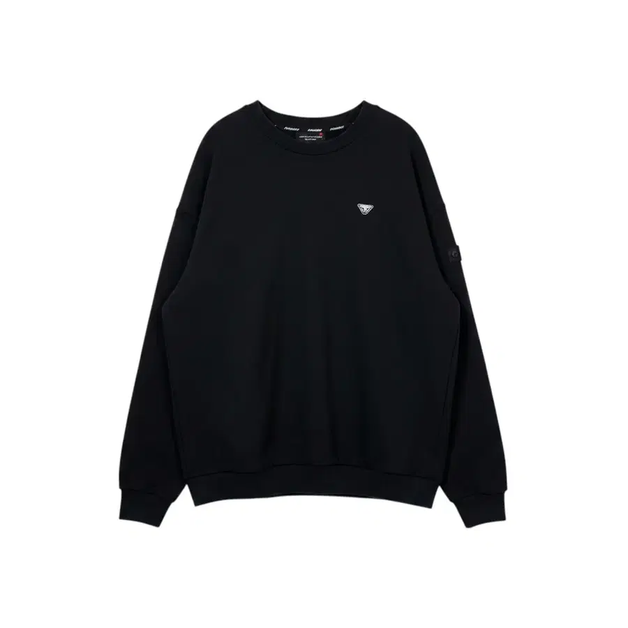(3XL) 다이나핏 와펜 기모 맨투맨 블랙