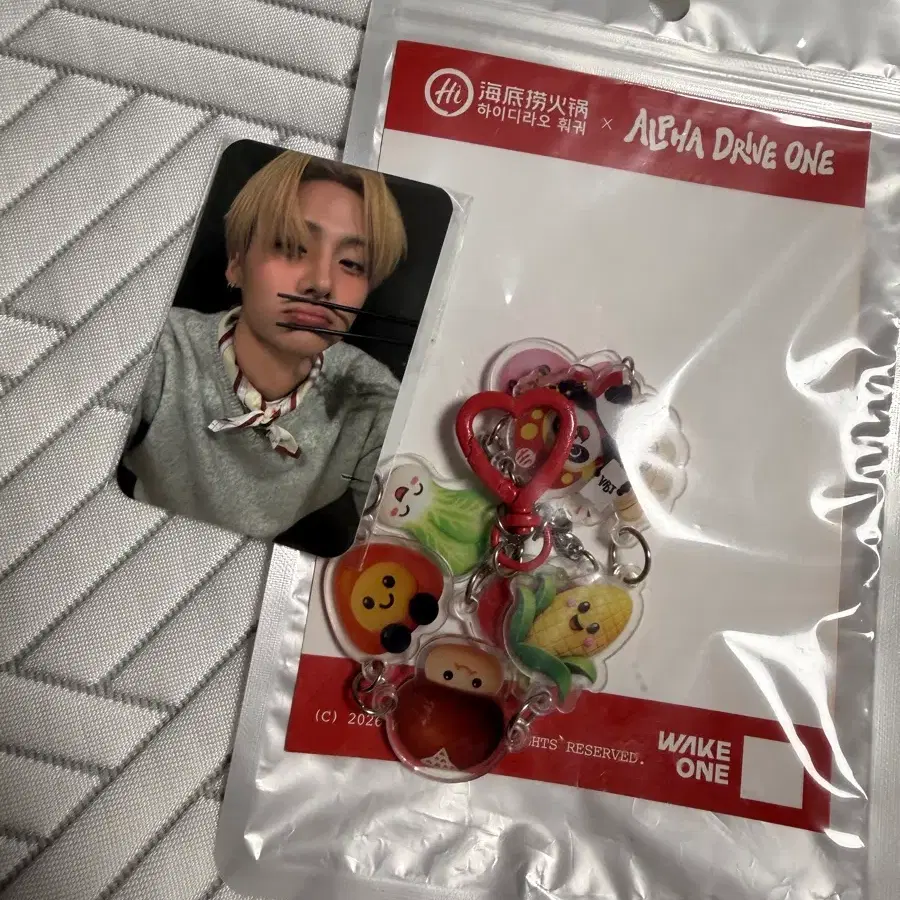 알디원 이상원 하이디라오 포카 키링 세트