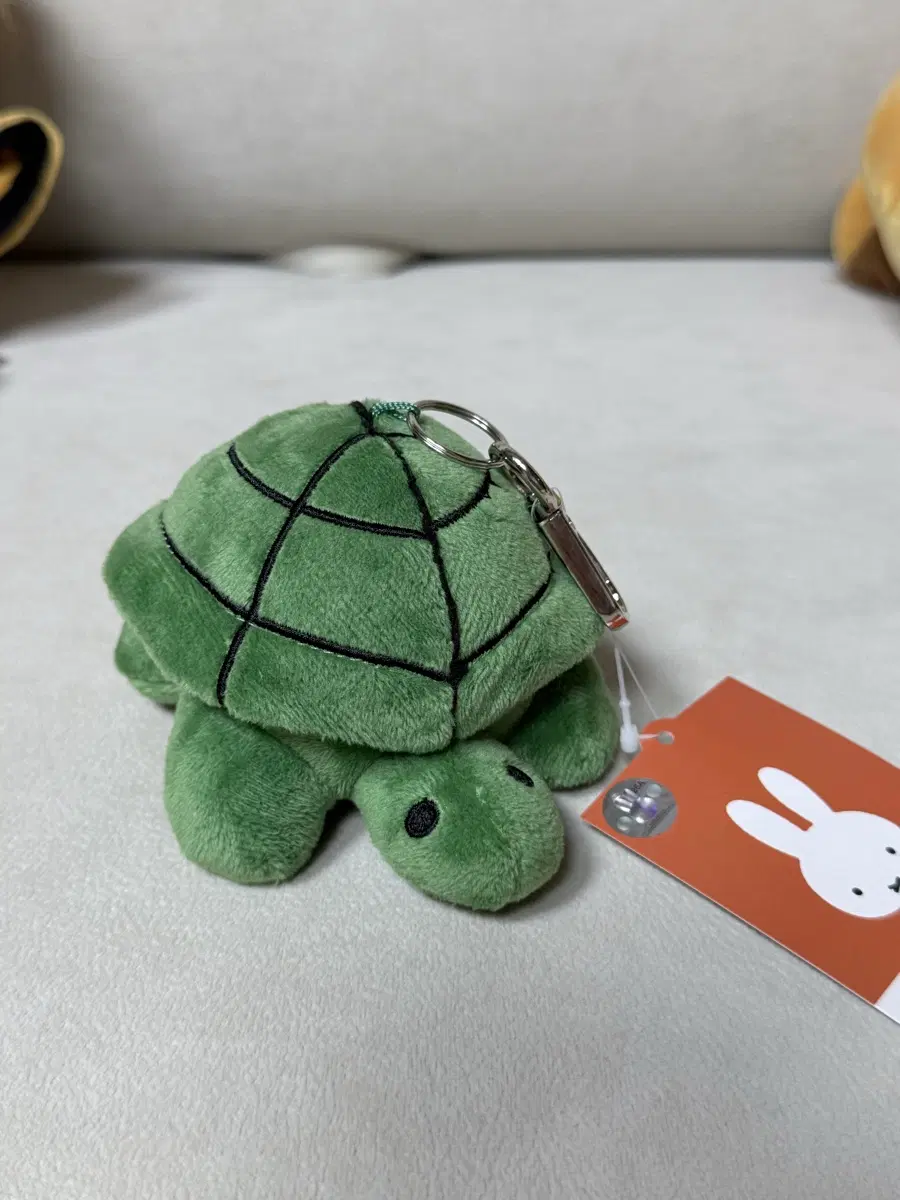 미피 거북이 키링 인형