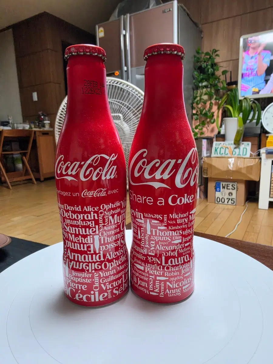 한정판 Coca-Cola 코카콜라 알보틀 2개 세트