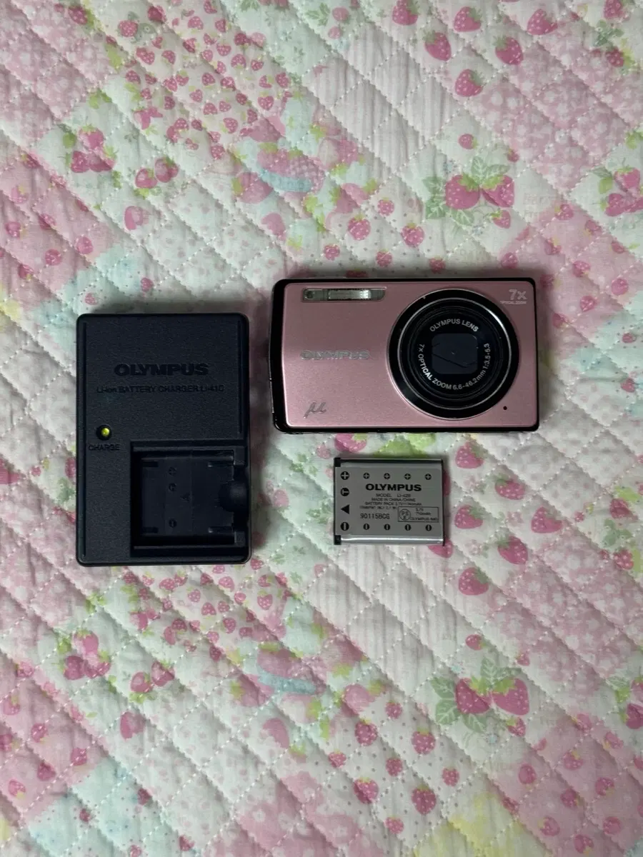 올림푸스 뮤 mju 7000 핑크
