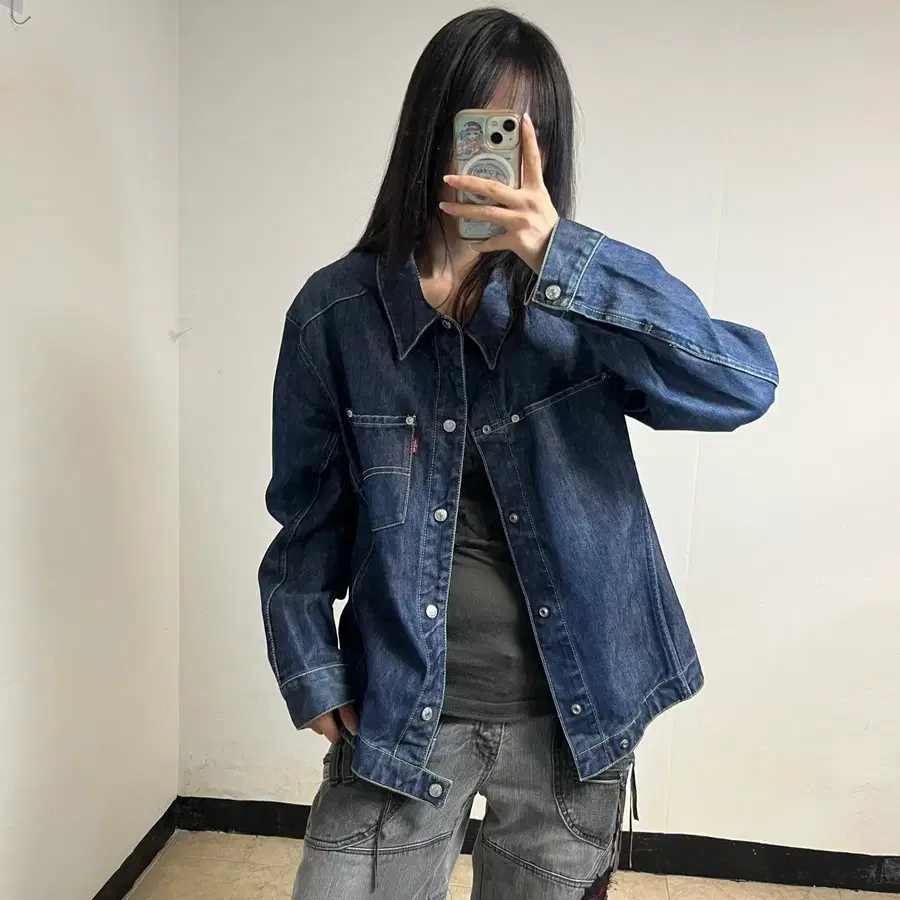리바이스 엔지니어드 데님 자켓