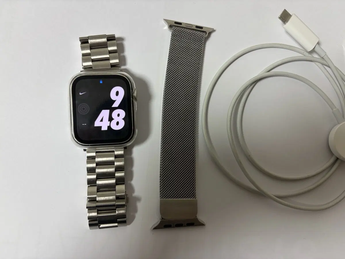 애플워치 se2 44mm 실버 sss급