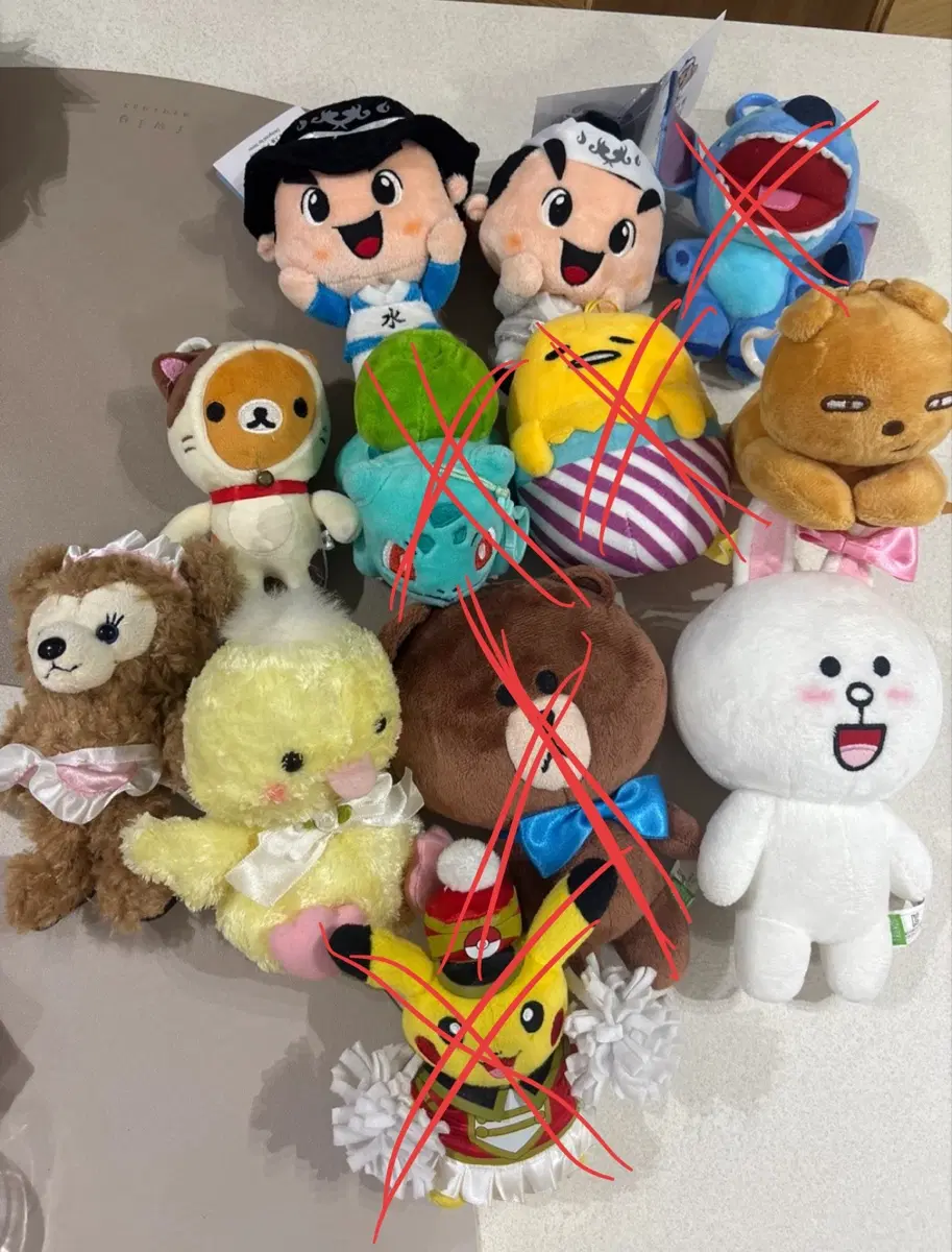 인형판매(브라운, 피카츄, 리락쿠마, 구데타마, 이상해씨, 스티치, 프로도 등)