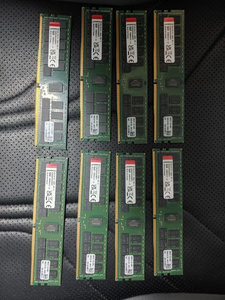 킹스톤 DDR4 64GB PC4-3200 ECC RDIMM 8개