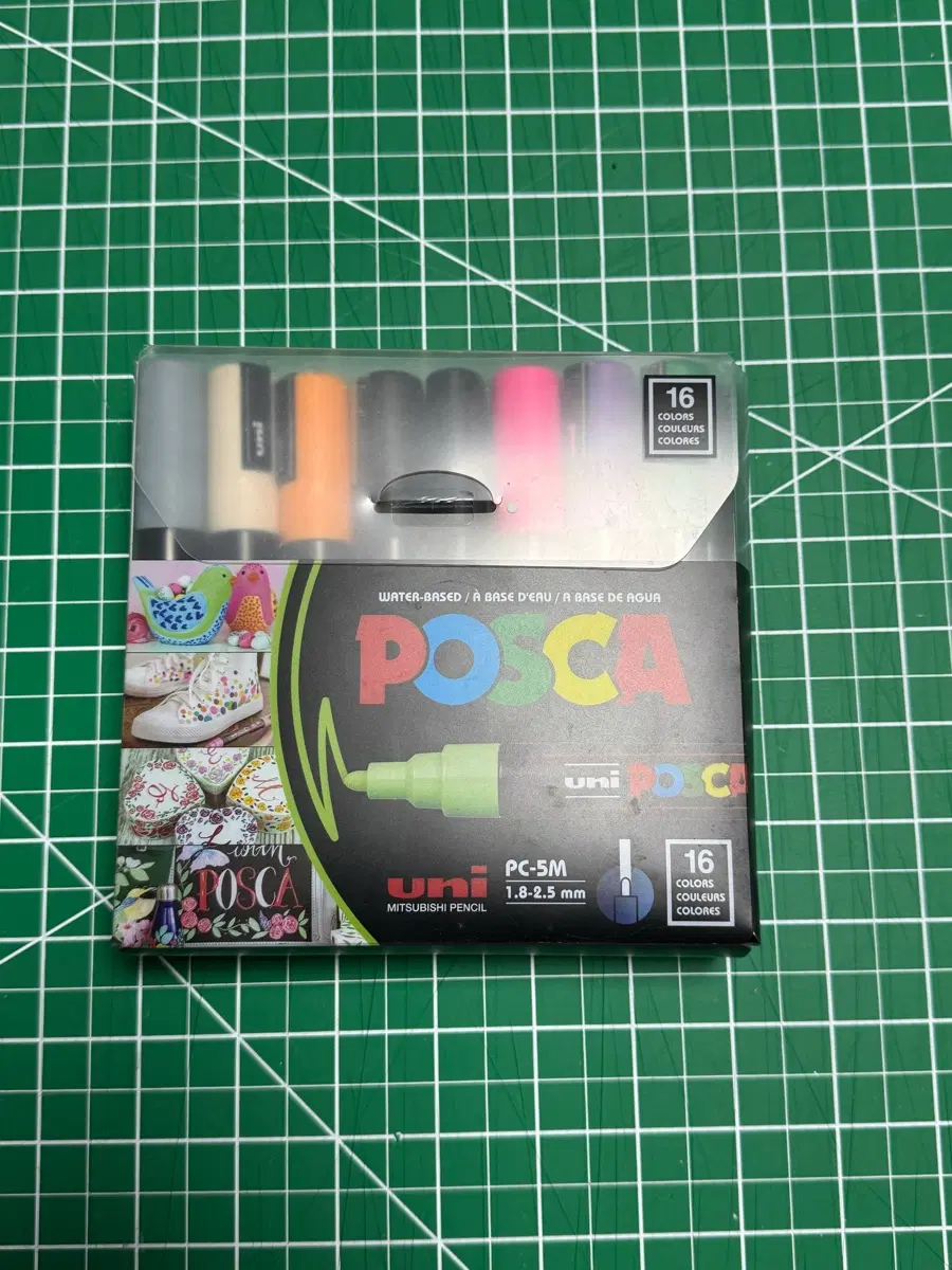 유니 포스카 PC-5M 16색 세트