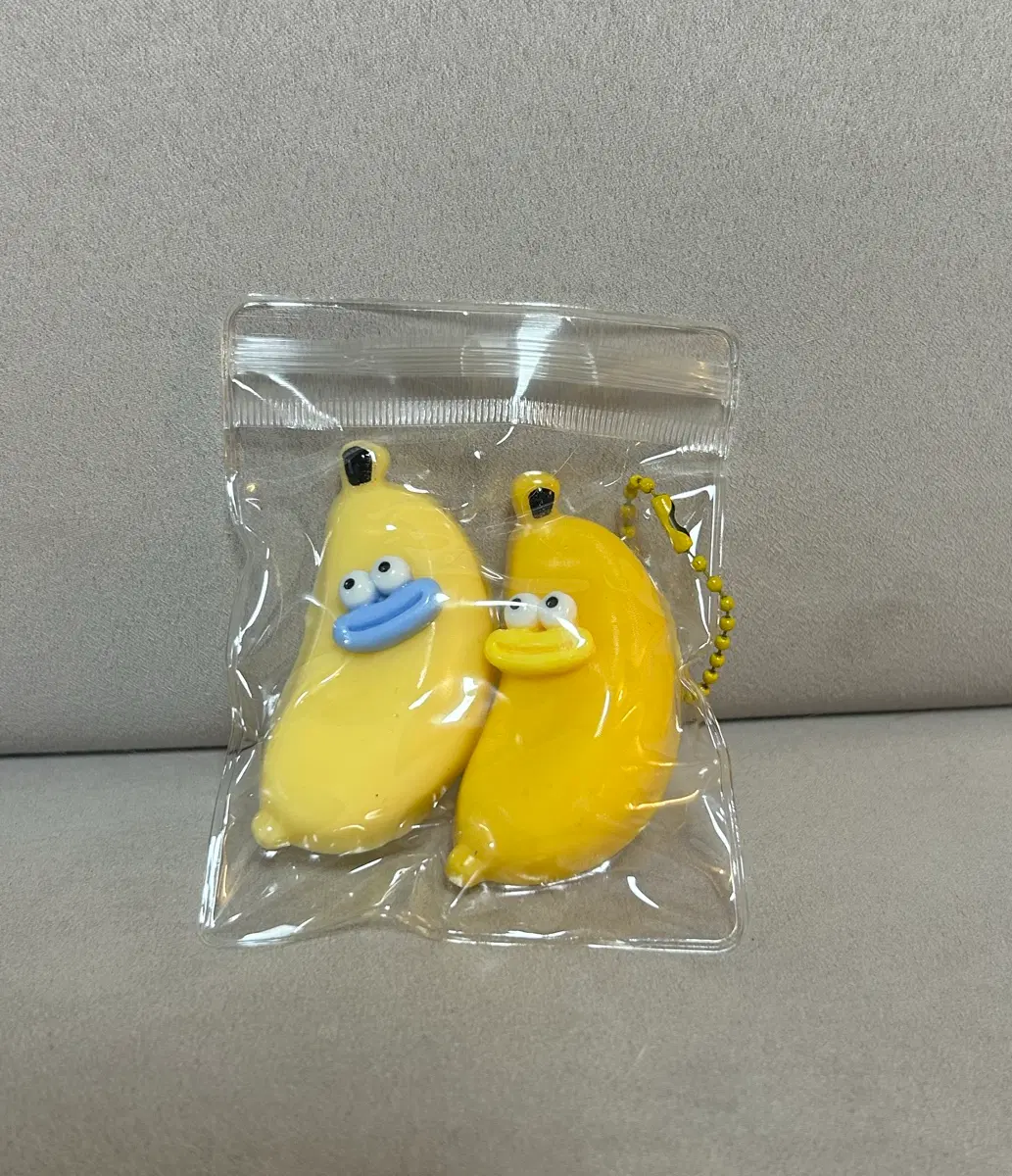 바나나 말랑이 키링 가챠