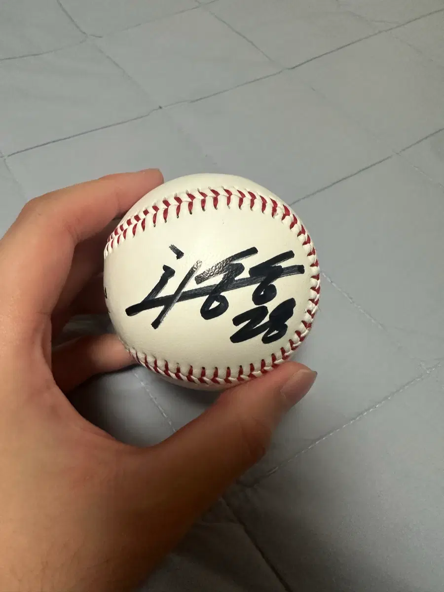 두산베어스 최승용 싸인볼