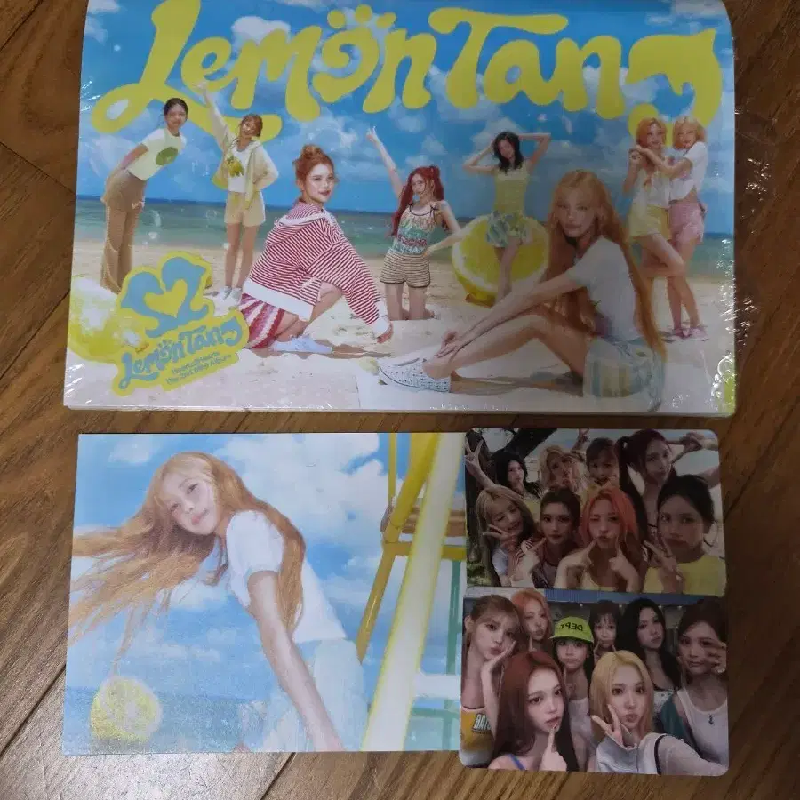 하투하 레몬탱 유하 엽서 개봉 앨범 단체 포카 2장 세트 일괄 양도 지우 스텔라 이안 아이코닉 하트 일본 비치 썬