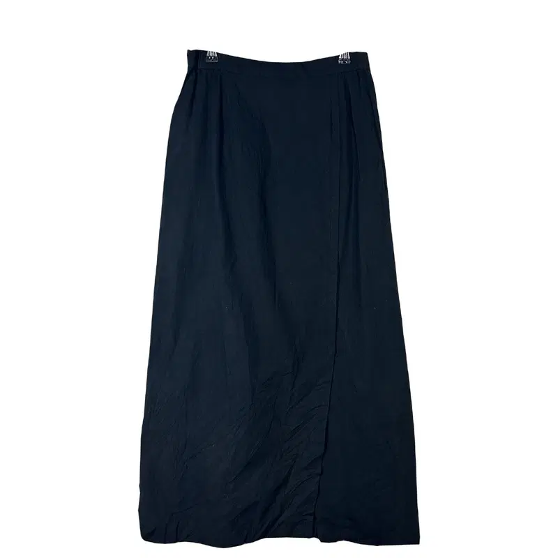 밴딩 블랙 롱 H라인 스커트 [24~26in] 맥시 치마 오피스룩 코튼 100%