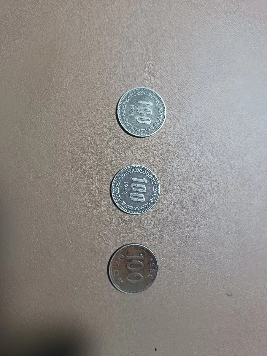 100원동전 79년,82년,89년,,인테리어소품,,희귀소장동전