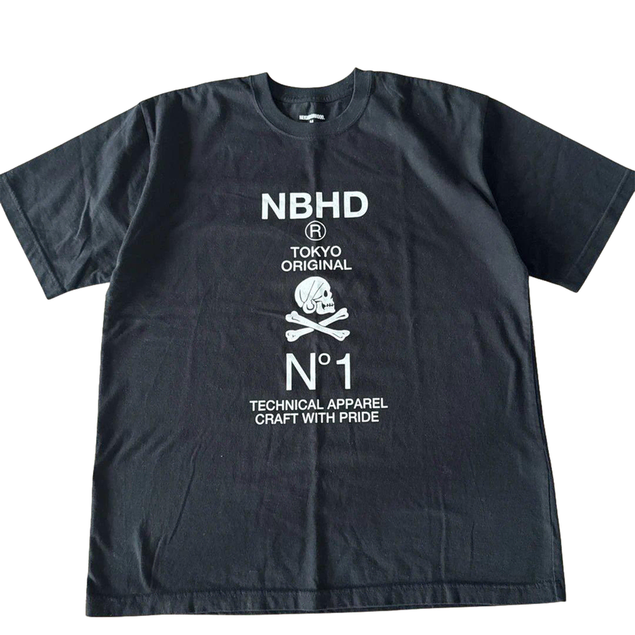 20SS 네이버후드 NH-1 스컬 앤 크로스본즈 반팔티