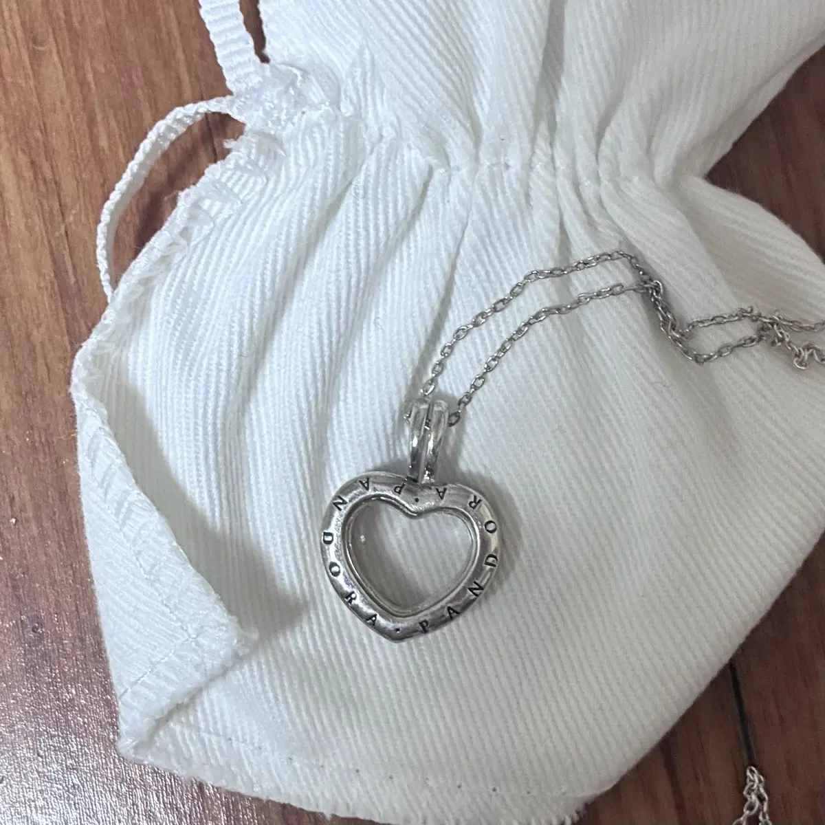 판도라 플로팅 하트 로켓 locket 목걸이