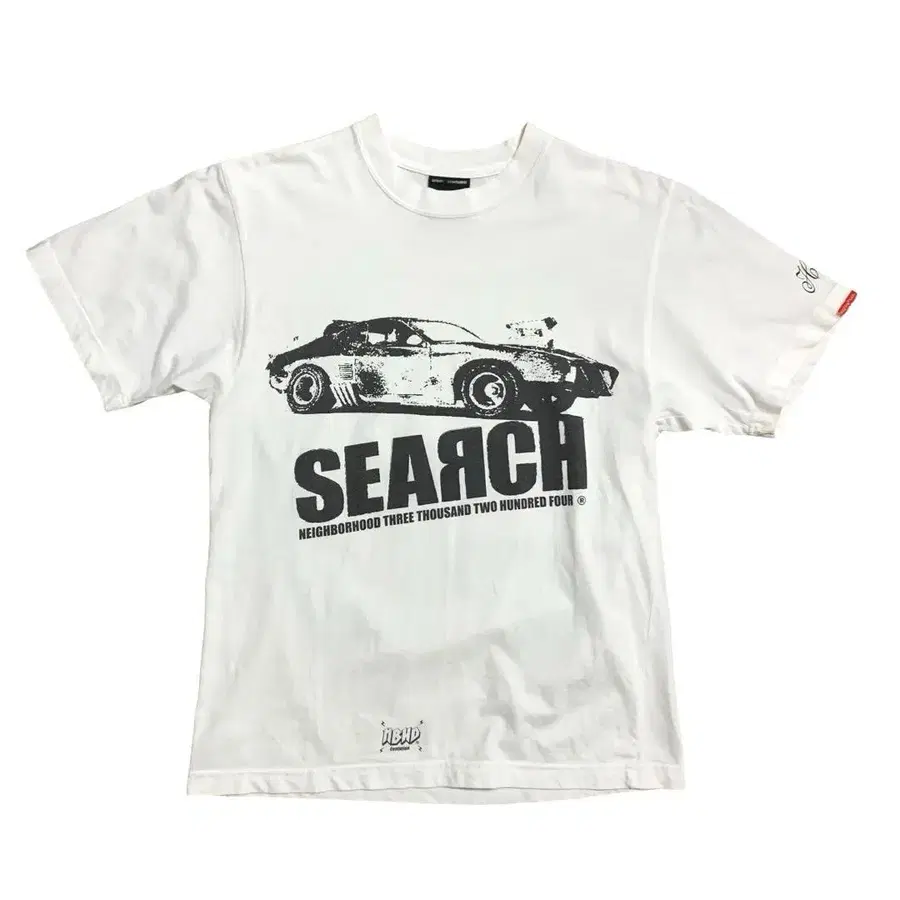 04AW 네이버후드 SEARCH 센츄리온 카 그래픽 반팔티