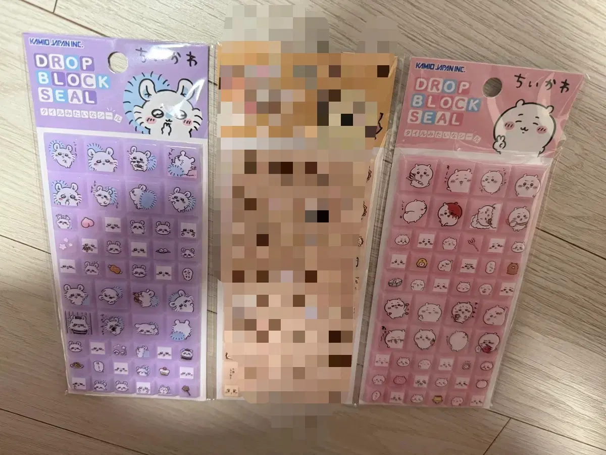 개별가) 치이카와 드롭 블록씰 3종 모몽가 치이카와 스티커