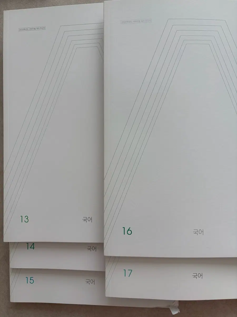 시대인재 국어 엑셀러레이터 13~17권 set