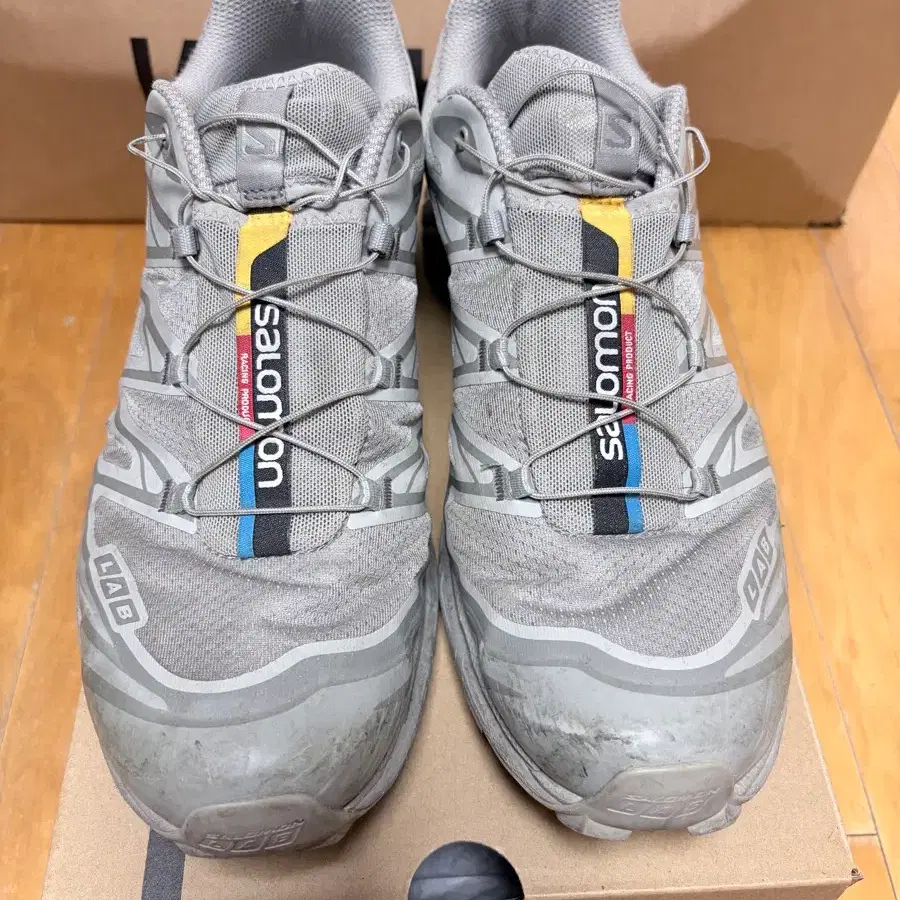 살로몬 XT6 고스트 그레이 285사이즈