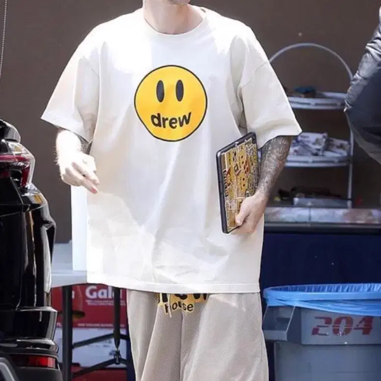 드류 하우스 반팔티 흰색