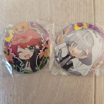컬러풀피치 카라피치 쟈파파 히로 할로윈 캔 배지