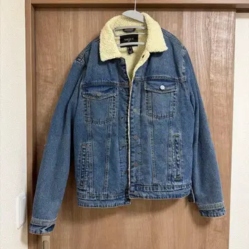FOREVER 21 남성용 보아 데님 자켓 M 사이즈