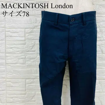 매킨토시 런던 슬랙스 78 네이비 울 혼방 남성용