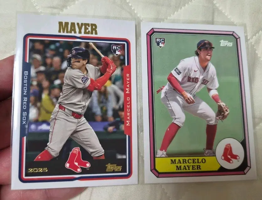 25 topps archives 마르셀로 마이어 보스턴 레드삭스 야구 카드