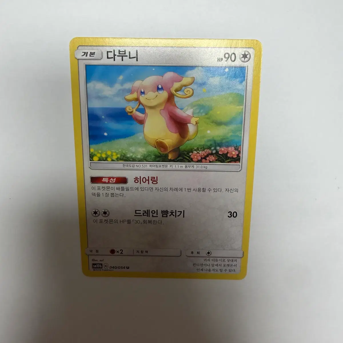 다부니 포켓몬카드