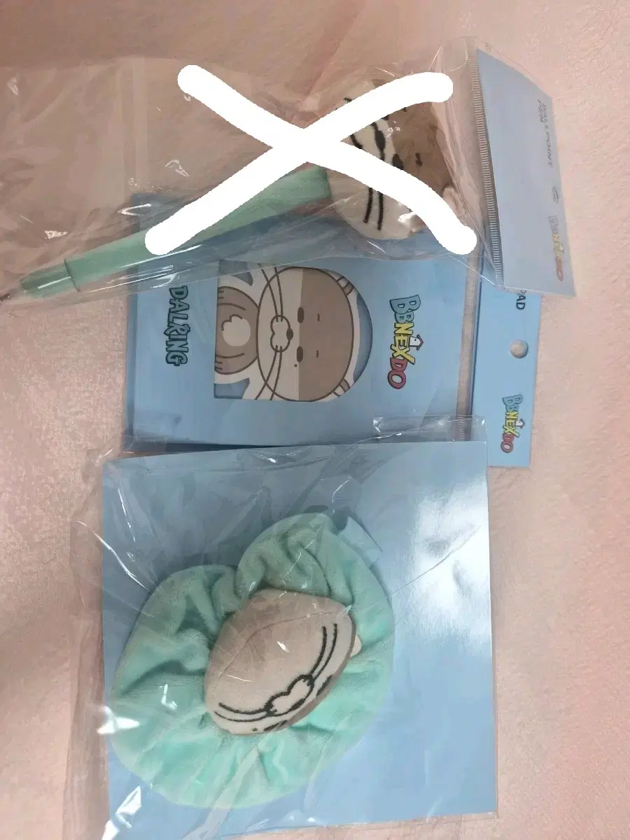 쁘넥도 달링 헤어타이 메모패드 미개봉 보이넥스트도어
